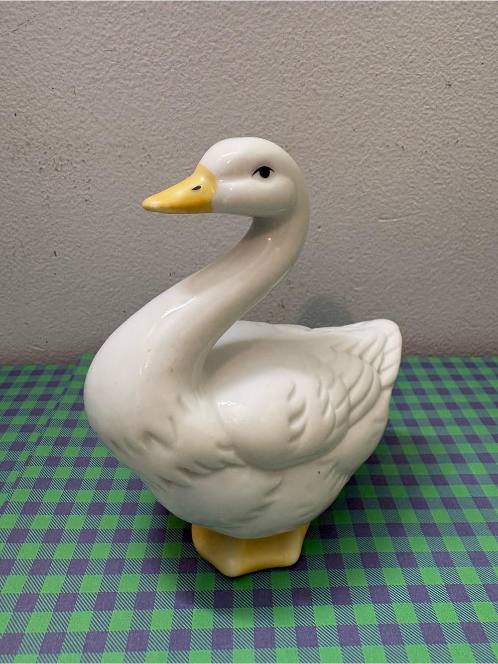 Russ Berrie White Ceramic Goose